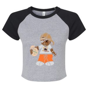 Micro Rib Raglan Baby Tee
