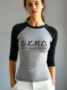 Micro Rib Raglan Baby Tee