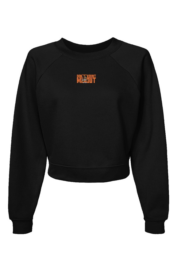 Womens Raglan Pullover Fleece Sweatshirt