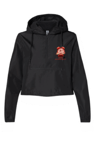 Lightweight Pullover Crop Windbreaker