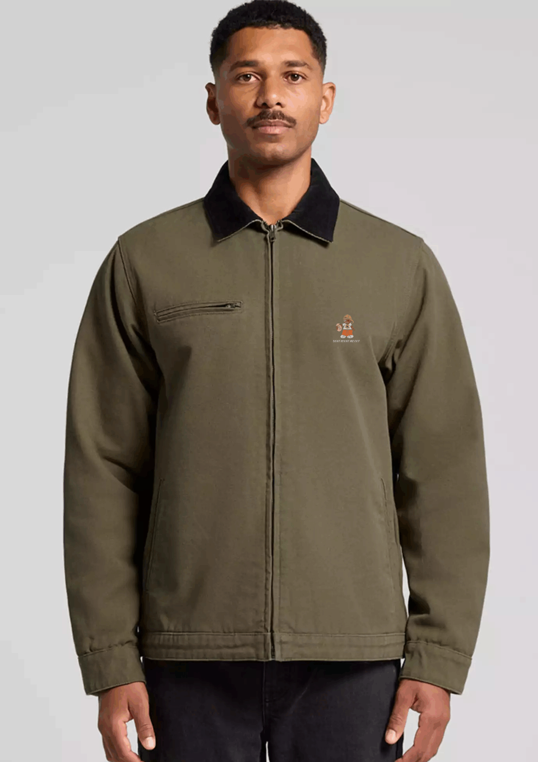 Canvas Cord Collar Jacket