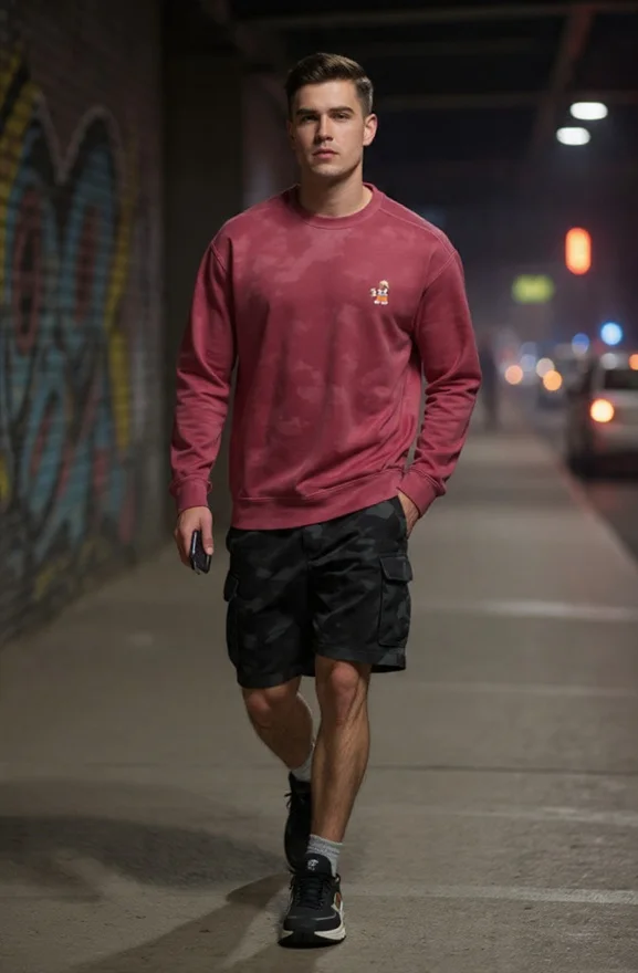 Garment-Dyed Sweatshirt